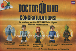 Character Building Super Rare Micro Figures Certificate